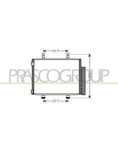 CONDENSATORE SUZUKI - SWIFT - Mod. 09-10 - 09-13