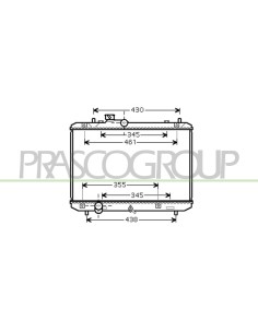 RADIATORE SUZUKI - SWIFT - Mod. 01-05 - 12-06