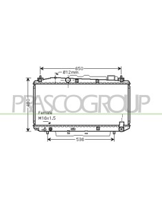 RADIATORE TOYOTA RAV 4 Mod. 08-00 - 07-03