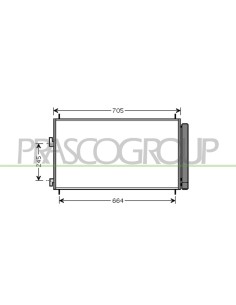 CONDENSATORE TOYOTA - RAV 4 - Mod. 01-06 - 01-09