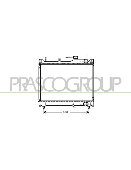 RADIATORE SUZUKI GRAND VITARA Mod. 01-99 - 12-05