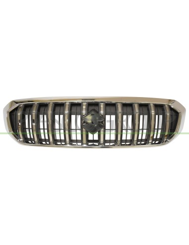 GRIGLIA RADIATORE NERA CON CORNICE CROMATA SUZUKI S CROSS Mod. 09-16 - 11-21