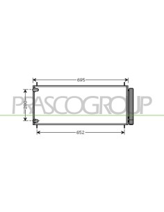 CONDENSATORE TOYOTA VERSO Mod. 02-09 - 11-12