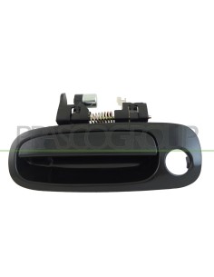 MANIGLIA ANTERIORE SINISTRA ESTERNA NERA LISCIA CON FORO NOTTOLINO TOYOTA COROLLA E12 Mod. 02-02 - 06-04