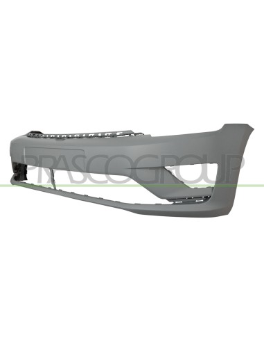 PARAURTI ANTERIORE CON PRIMER CON TAPPO COPRI GANCIO CON TRACCE PDC E LAVAFARI VOLKSWAGEN GOLF SPORTSVAN Mod. 04-14 - 10-17