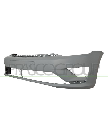 PARAURTI ANTERIORE CON PRIMER CON TAPPO COPRI GANCIO CON TRACCE PDC E LAVAFARI VOLKSWAGEN GOLF SPORTSVAN Mod. 04-14 - 10-17