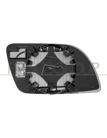 PIASTRA SPECCHIO SINISTRA TERMICA ASFERICA VOLKSWAGEN POLO Mod. 08-01 - 07-05
