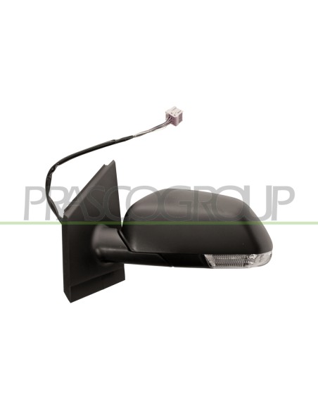 RETROVISORE SINISTRO ELETTRICO TERMICO NERO CON FANALE VOLKSWAGEN POLO Mod. 08-05 - 08-09