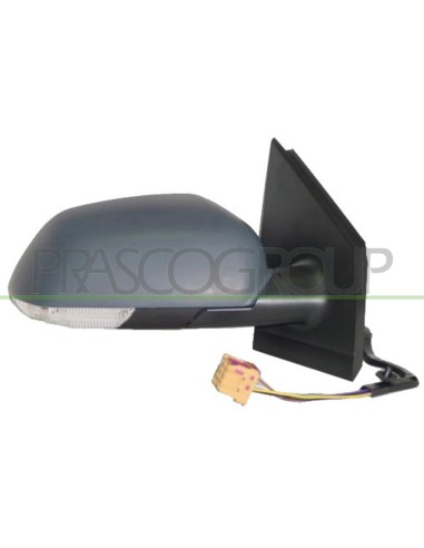 RETROVISORE DESTRO ELETTRICO CON PRIMER TERMICO CON FANALE 7 PINS VOLKSWAGEN POLO Mod. 08-05 - 08-09