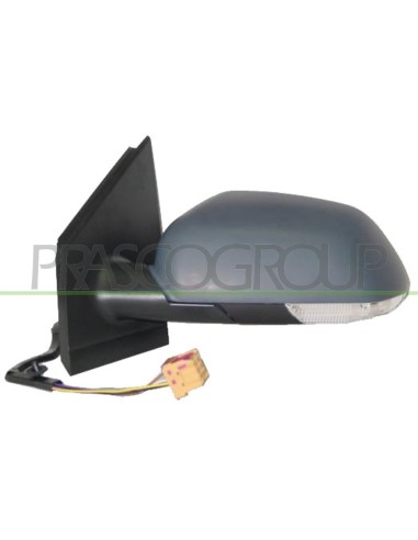 RETROVISORE SINISTRO ELETTRICO CON PRIMER TERMICO CON FANALE 7 PINS VOLKSWAGEN POLO Mod. 08-05 - 08-09