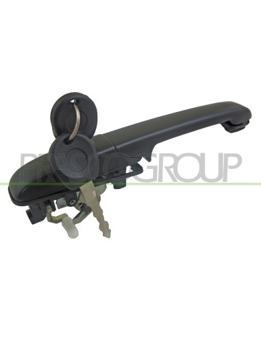 MANIGLIA ANTERIORE DESTRA ESTERNA NERA CON CHIAVE SENZA CHIUSURA CENTRALIZZATA VOLKSWAGEN PASSAT B4 Mod. 11-93 - 10-96