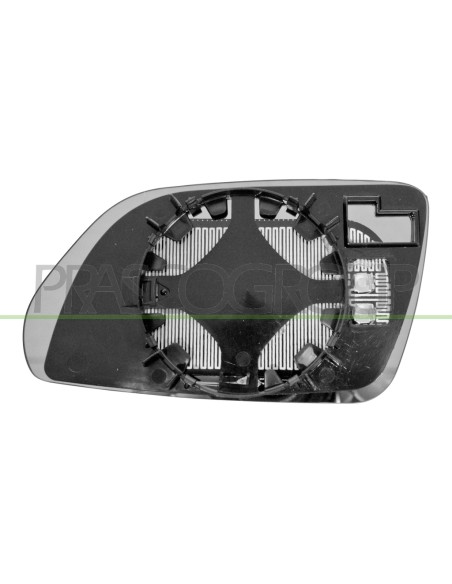 PIASTRA SPECCHIO DESTRA TERMICA CONVESSA VOLKSWAGEN POLO Mod. 08-05 - 08-09
