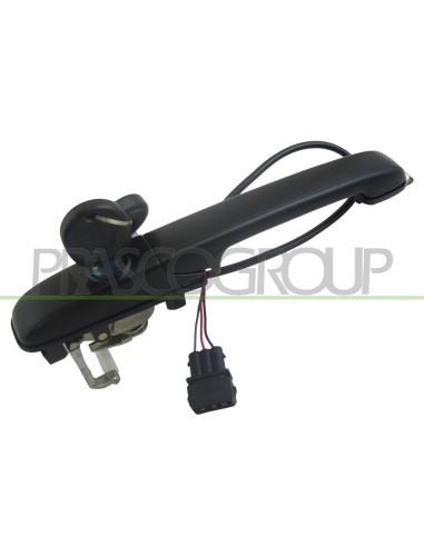 MANIGLIA ANTERIORE SINISTRA ESTERNA NERA CON CHIAVE CHIUSURA CENTRALIZZATA VOLKSWAGEN PASSAT B4 Mod. 11-93 - 10-96