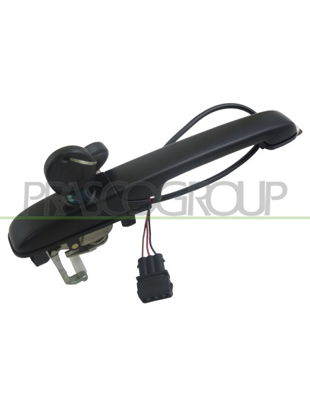 MANIGLIA ANTERIORE SINISTRA ESTERNA NERA CON CHIAVE CHIUSURA CENTRALIZZATA VOLKSWAGEN PASSAT B4 Mod. 11-93 - 10-96