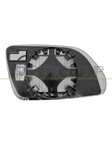 PIASTRA SPECCHIO SINISTRA TERMICA ASFERICA VOLKSWAGEN POLO Mod. 08-05 - 08-09