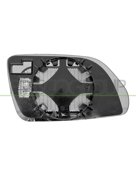 PIASTRA SPECCHIO SINISTRA TERMICA ASFERICA VOLKSWAGEN POLO Mod. 08-05 - 08-09