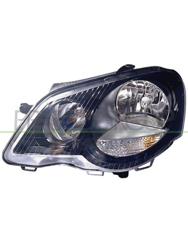 PROIETTORE SINISTRO MOD. H7+H1 ELETTRICO CON MOTORE NERO MOD. SPORT VOLKSWAGEN POLO Mod. 08-05 - 08-09