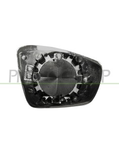 PIASTRA SPECCHIO SINISTRA TERMICA ASFERICA VOLKSWAGEN POLO Mod. 09-09 - 05-14