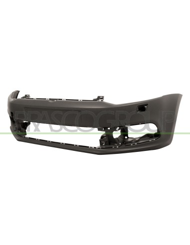 PARAURTI ANTERIORE CON PRIMER CON FORI LAVAFARI+SUPPORTI CON TRACCE PDC VOLKSWAGEN POLO Mod. 06-14 - 08-17