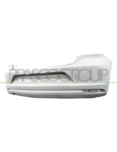 PARAURTI POSTERIORE CON PRIMER CON SCARICO SINGOLO A SINISTRA CON TRACCE PDC VOLKSWAGEN POLO Mod. 06-14 - 08-17