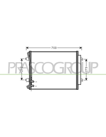 CONDENSATORE VOLKSWAGEN CC Mod. 01-12 - 11-15