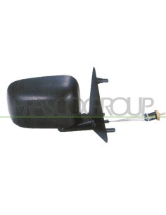RETROVISORE DESTRO A CAVI NERO CONVESSO VOLKSWAGEN GOLF II Mod. 08-83 - 08-89