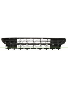 GRIGLIA PARAURTI ANTERIORE CENTRALE NERA CON FORI MODANATURA VOLKSWAGEN POLO Mod. 09-17 - 04-21
