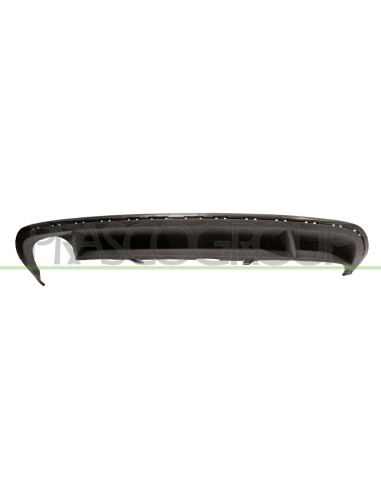 SPOILER PARAURTI POSTERIORE NERO GOFFRATO CON SCARICO DOPPIO A SINISTRA VOLKSWAGEN PASSAT B7 Mod. 10-10 - 08-14