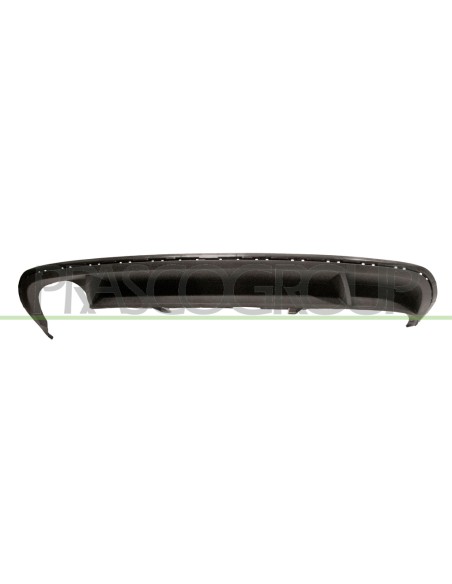 SPOILER PARAURTI POSTERIORE NERO GOFFRATO CON SCARICO DOPPIO A SINISTRA VOLKSWAGEN PASSAT B7 Mod. 10-10 - 08-14