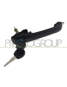 MANIGLIA ANTERIORE DESTRA-SINISTRA ESTERNA NERA CON CHIAVE VOLKSWAGEN VENTO Mod. 02-92 - 08-98