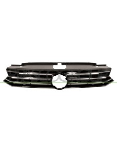 GRIGLIA RADIATORE APERTA NERA LUCIDA CON MODANATURA CROMATA VOLKSWAGEN PASSAT B8 Mod. 09-14 - 05-19