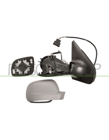 RETROVISORE DESTRO ELETTRICO TERMICO CON PRIMER CROMATO PICCOLO VOLKSWAGEN GOLF IV Mod. 10-97 - 07-03