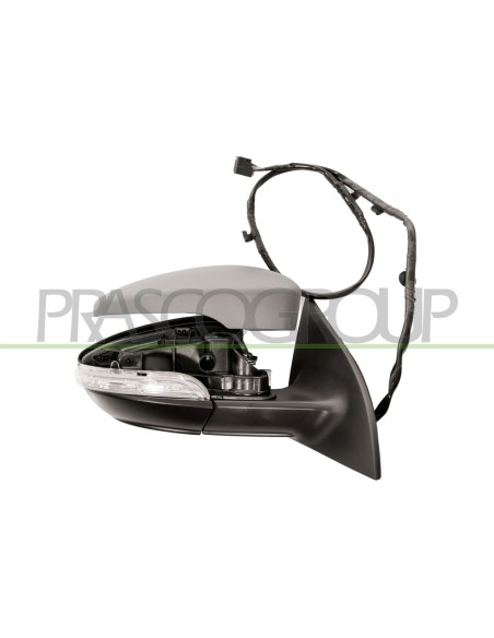 RETROVISORE DESTRO ELETTRICO TERMICO CON PRIMER CHIUDIBILE CON FANALE CON LUCE CORTESIA VOLKSWAGEN SCIROCCO Mod. 01-08 - 01-14