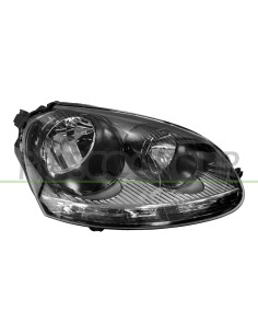 PROIETTORE DESTRO H7+H7 ELETTRICO CON MOTORE NERO VERSIONE HELLA VOLKSWAGEN GOLF V GTI-GTD Mod. 08-04 - 08-09