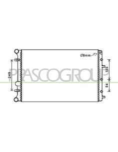 RADIATORE VOLKSWAGEN - FOX - Mod. 01-04 -