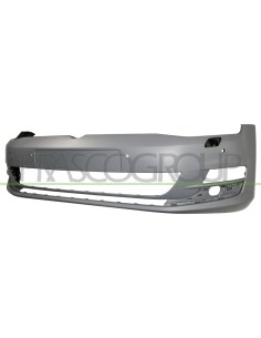PARAURTI ANTERIORE CON PRIMER CON FORI PDC+SUPPORTI CON FORI LAVAFARI VOLKSWAGEN GOLF 7 Mod. 10-12 - 09-16