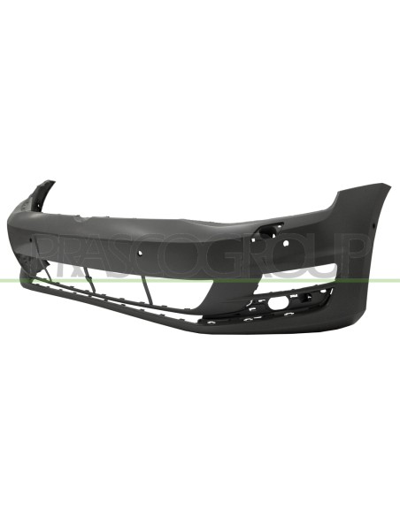 PARAURTI ANTERIORE CON PRIMER CON FORI PDC+SUPPORTI CON FORI LAVAFARI CON FORI PARK ASSIST VOLKSWAGEN GOLF 7 Mod. 10-12 - 09-16