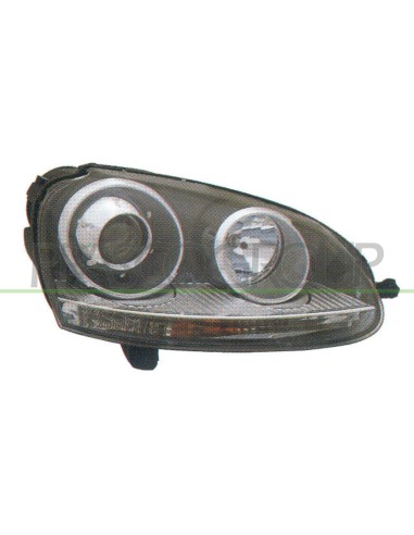 PROIETTORE SINISTRO XENON D2S+H7 ELETTRICO CON MOTORE VOLKSWAGEN JETTA GOLF VARIANT Mod. 11-05 - 12-10
