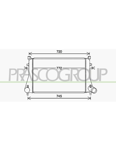 INTERCOOLER VOLKSWAGEN GOLF 7 Mod. 10-12 - 09-16