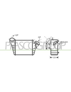 INTERCOOLER VOLKSWAGEN - NEW BEETLE - Mod. 04-98 -