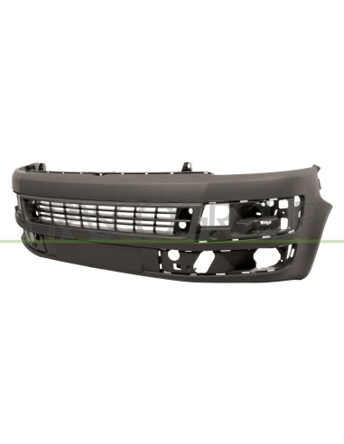 PARAURTI ANTERIORE GRIGIO SCURO GOFFRATO CON GRIGLIA CENTRALE VOLKSWAGEN T5 Mod. 09-09 - 03-15