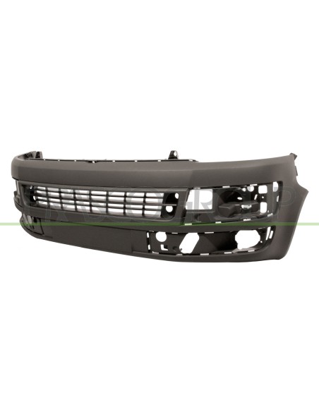 PARAURTI ANTERIORE GRIGIO SCURO GOFFRATO CON GRIGLIA CENTRALE VOLKSWAGEN T5 Mod. 09-09 - 03-15