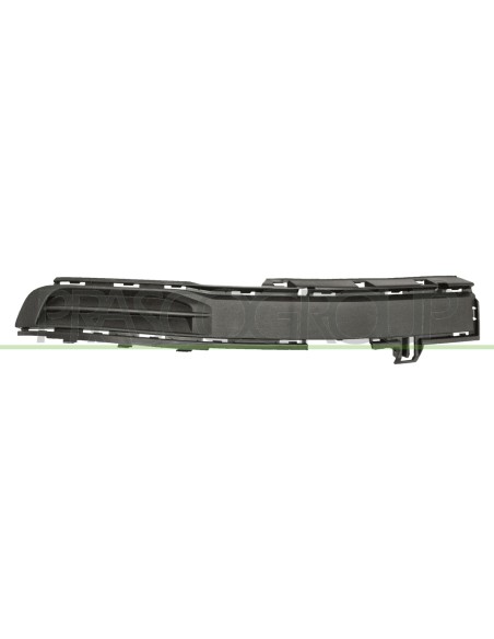GRIGLIA SINISTRA PARAURTI ANTERIORE NERA GOFFRATA SENZA SEDE FENDINEBBIA CON TRACCIA PDC VOLKSWAGEN T6 Mod. 04-15 - 01-19