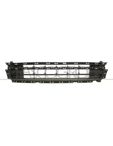 GRIGLIA PARAURTI ANTERIORE CENTRALE NERA VOLKSWAGEN JETTA (A6) Mod. 07-14 - 01-18