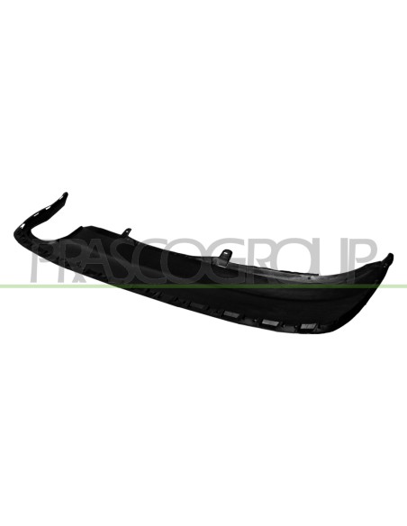 SPOILER PARAURTI POSTERIORE NERO GOFFRATO CON SCARICO DOPPIO A SINISTRA VOLKSWAGEN PASSAT CC Mod. 05-08 - 12-11