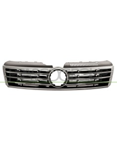 GRIGLIA RADIATORE NERA LUCIDA CON MODANATURA CROMATA CON CORNICE ARGENTO VOLKSWAGEN CC Mod. 01-12 - 11-15