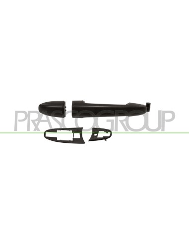 MANIGLIA PORTA SCORREVOLE DESTRA+PORTELLONE ESTERNA NERA SENZA FORO NOTTOLINO VOLKSWAGEN CRAFTER Mod. 01-05 - 06-11
