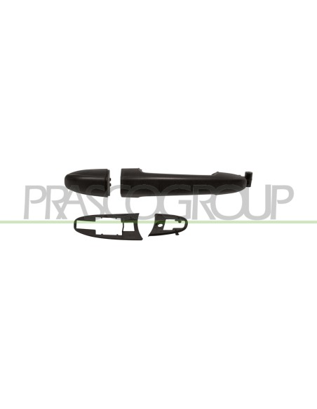 MANIGLIA PORTA SCORREVOLE DESTRA+PORTELLONE ESTERNA NERA SENZA FORO NOTTOLINO VOLKSWAGEN CRAFTER Mod. 01-05 - 06-11