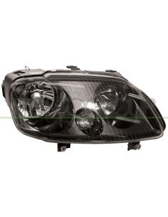 PROIETTORE DESTRO H7+H1 ELETTRICO CON MOTORE NERO VOLKSWAGEN TOURAN Mod. 02-03 - 10-06