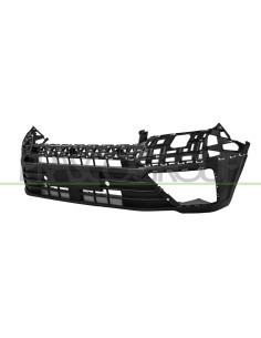 PARAURTI ANTERIORE NERO GOFFRATO CON FORI PDC+SUPPORTI CON FORI LAVAFARI VOLKSWAGEN CRAFTER - MAN TGE Mod. 01-17